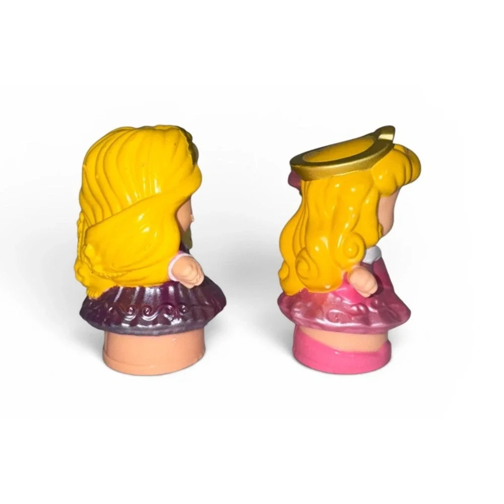 Fisher Price Little People Disney Rapunzel Aurora Figures DRH12 Set of 2